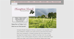 Desktop Screenshot of hamptonroadswinery.com
